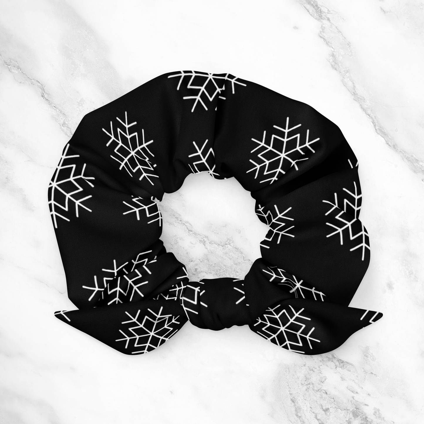 Snowflake Scrunchie